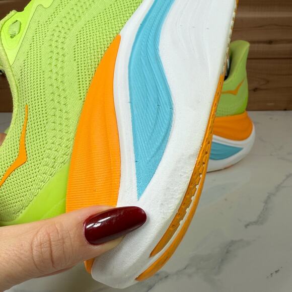 Hoka One One Skyward X Running Shoes Lettuce/Cloudless F27224D Women's Size 10 - Picture 6 of 16